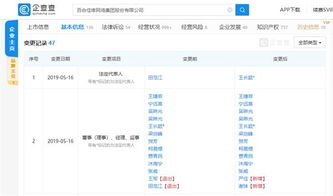 百合網創始人田范江卸任董事長，王長穎接任執掌信息服務業務
